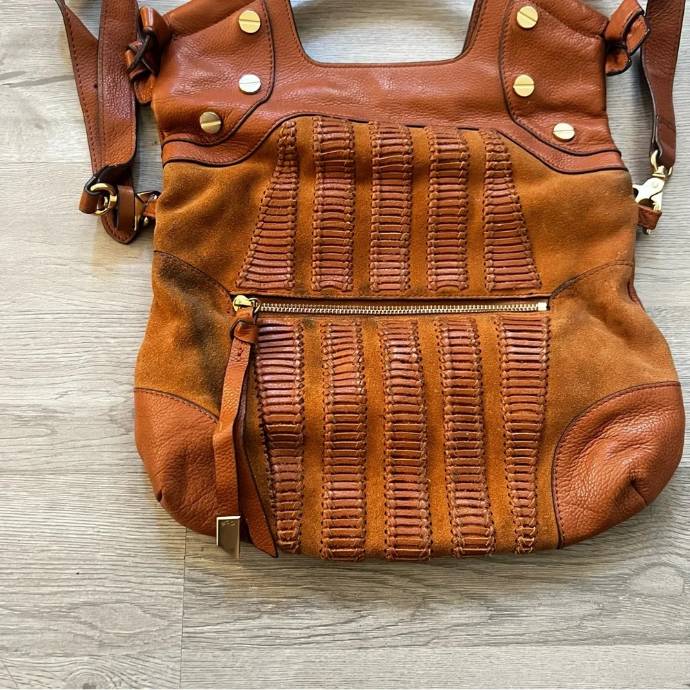 Foley + Corinna Buttery Soft Leather and Suede Shoulder Bag